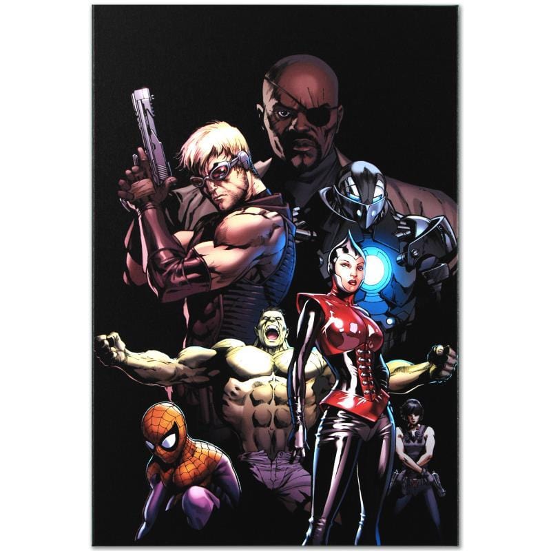 Marvel Art; Ultimate Avengers #3 Art Gold & Silver Pawn Shop
