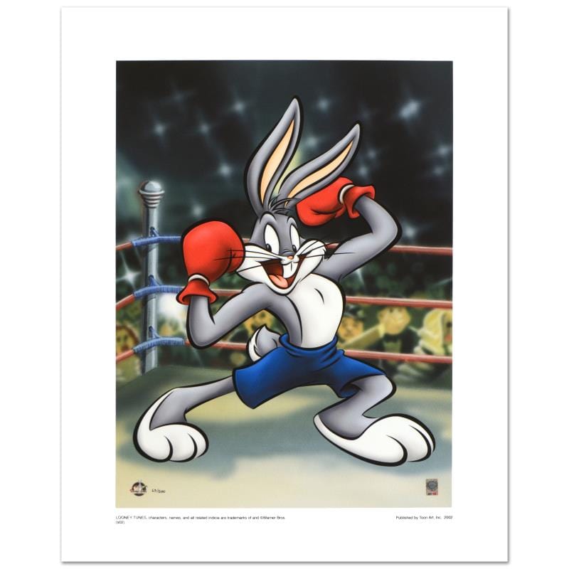 Looney Tunes; Boxer Bugs Art Gold & Silver Pawn Shop