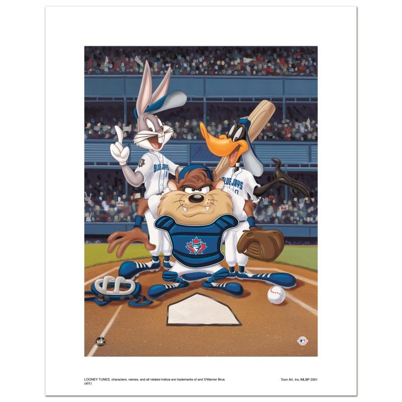 Looney Tunes; At the Plate (Blue Jays) Art Gold & Silver Pawn Shop