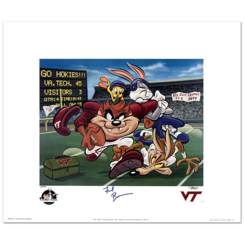 Looney Tunes; Virginia Tech - Frank Beamer Art Gold & Silver Pawn Shop