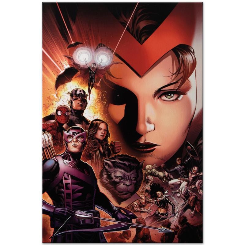 Marvel Art; Avengers: The Children's Crusade #6 Art Gold & Silver Pawn Shop