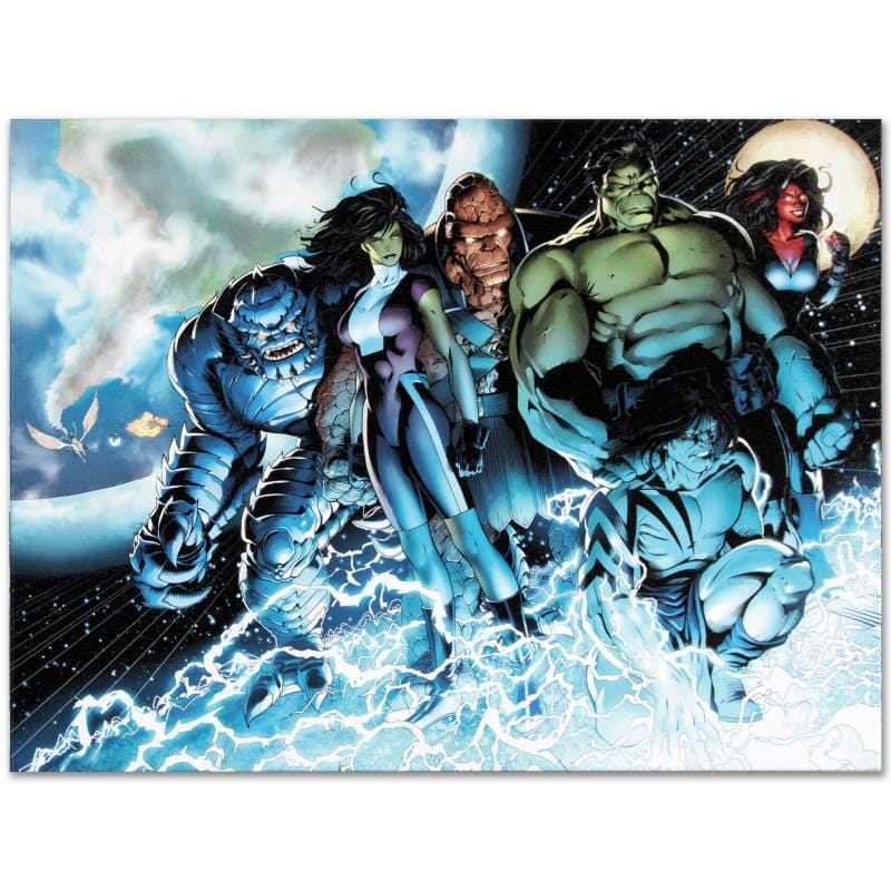 Marvel Art; Incredible Hulks #615 Art Gold & Silver Pawn Shop