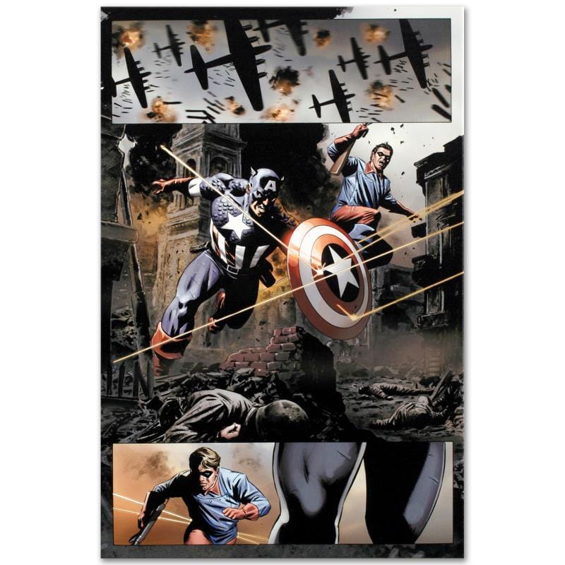 Marvel Art; Captain America #37 Art Gold & Silver Pawn Shop