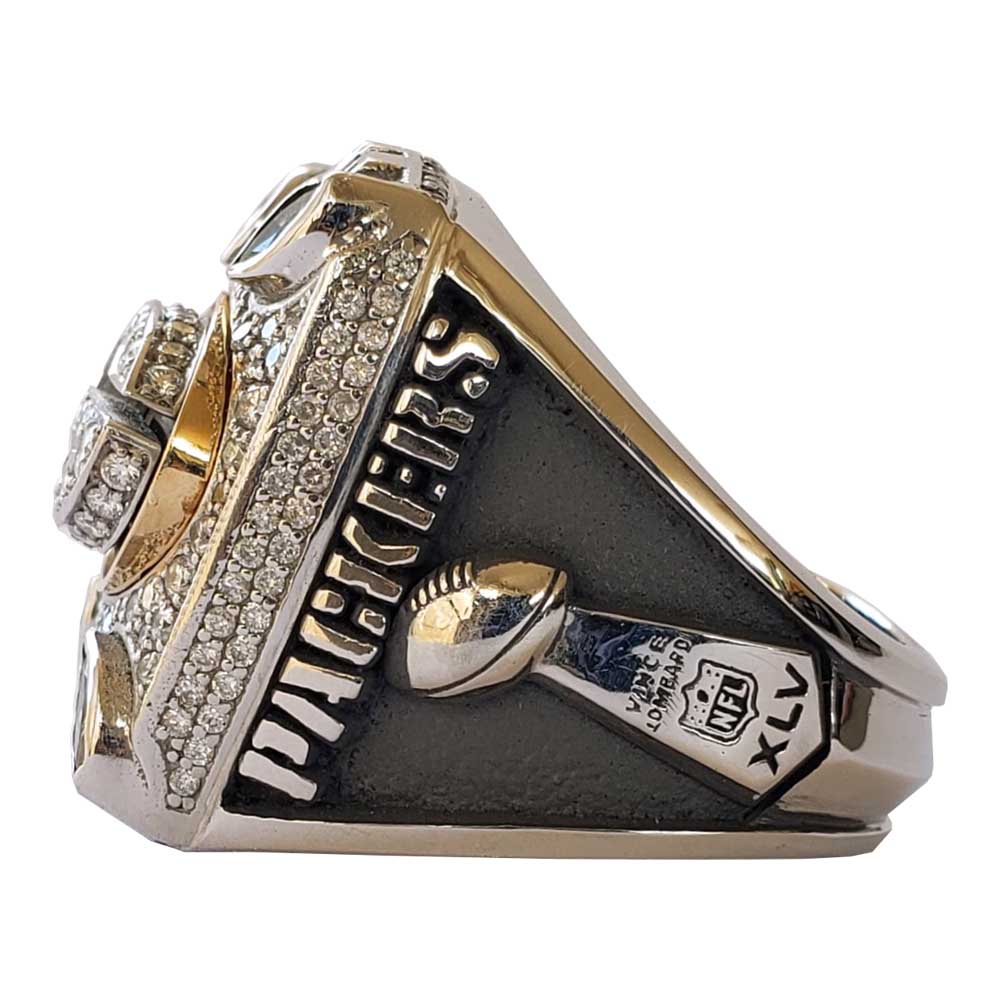2010 Green Bay Packers NFL Super Bowl Championship Ring G S Pawn
