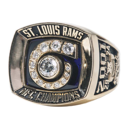 2001 St. Louis Rams NFC Championship Ring Gold & Silver Pawn Shop