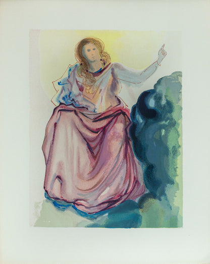 Salvador Dali - Beatrice resolves Dante’s doubts From the Divine Comedy zoom