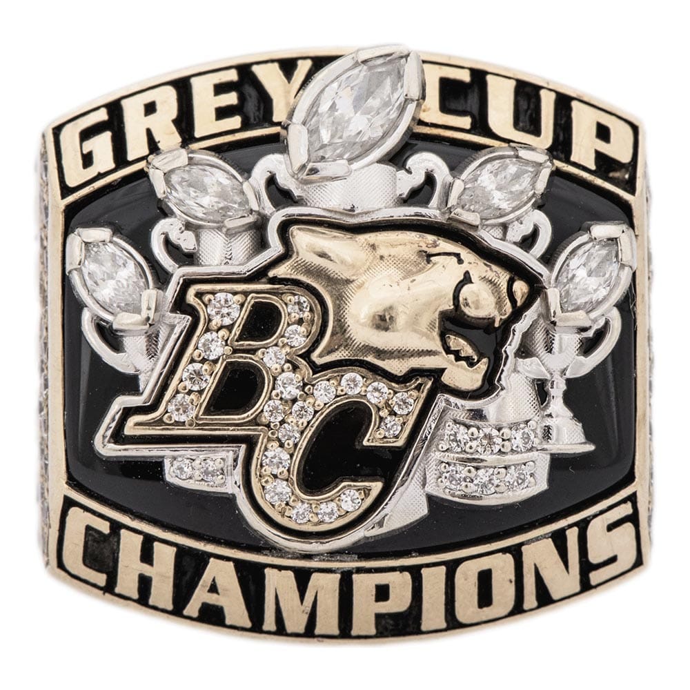 2006 BC Lions Grey Cup Ring