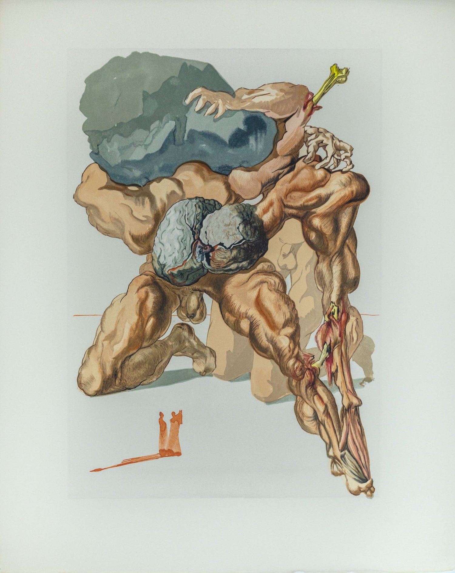 Salvador Dali - The Avaricious and the Prodigal From the Divine Comedy zoom