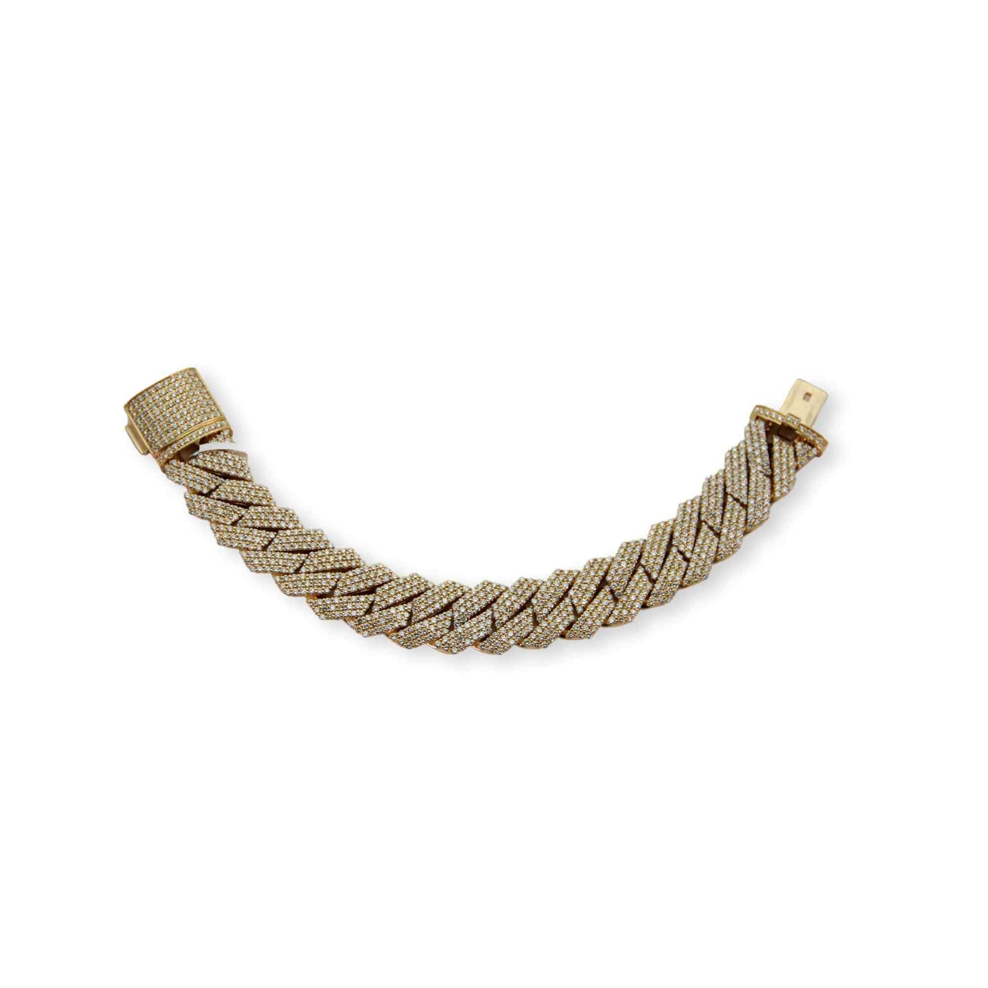 10K Yellow Gold Diamond Bracelet Thumbnail