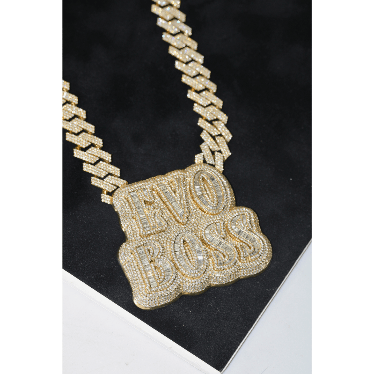 10K Yellow Gold 374.5G EVO BOSS Link Extra Pendant View