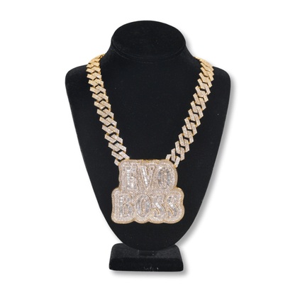 10K Yellow Gold 374.5G EVO BOSS Link Chain Front