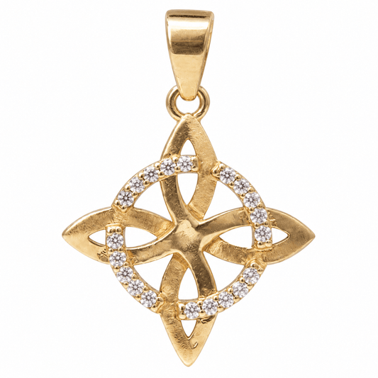 10K Yellow Gold Celtic Knot CZ Pendant – 2.2g
Gold & Silver Pawn Shop