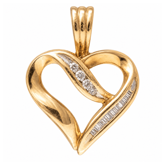 10K Yellow Gold Diamond Open Heart Pendant – 2.0g
Gold & Silver Pawn Shop