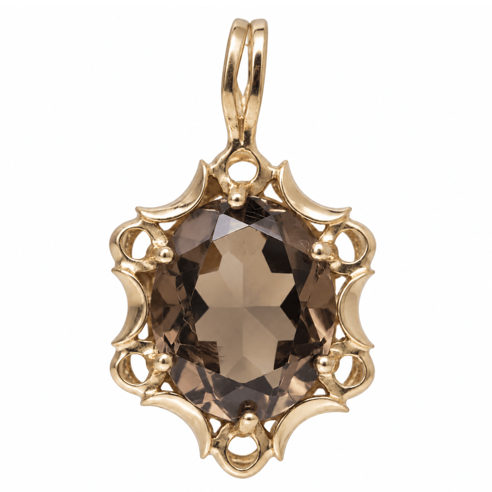 10K Yellow Gold Oval Brown Gemstone Pendant – 4.4g
Gold & Silver Pawn Shop