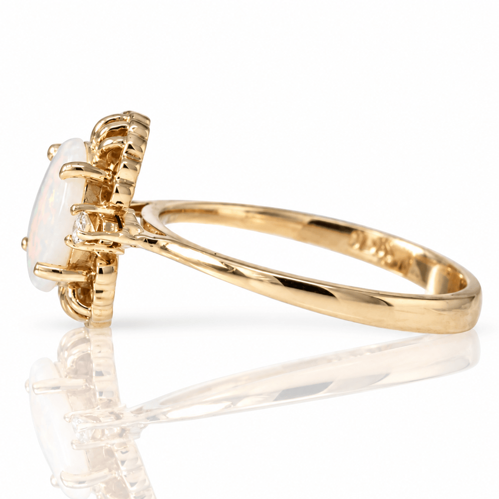 10K Yellow Gold Oval Opal & Diamond Accent Ring
Gold & Silver Pawn Shop
