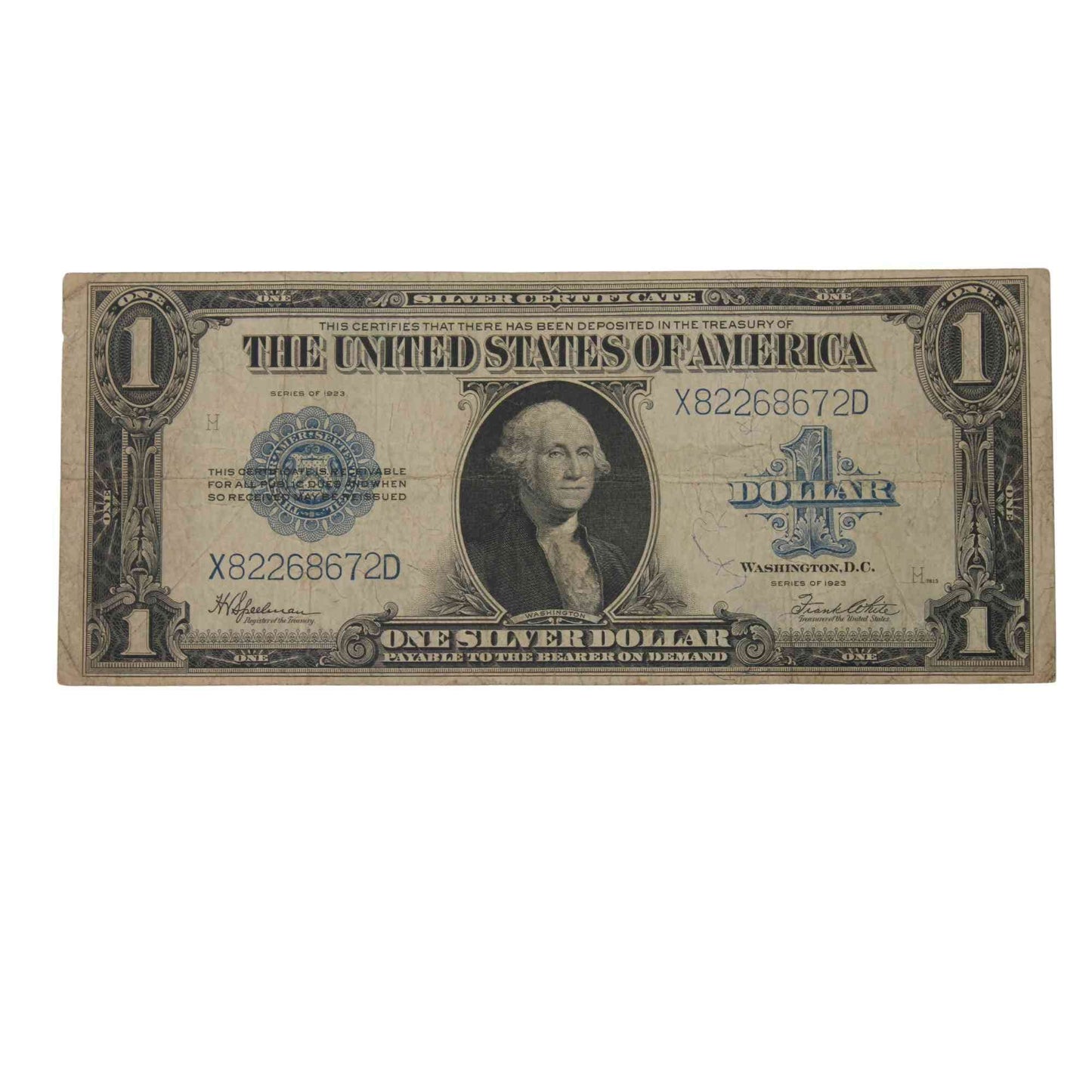 1923 US $1 Dollar Bill