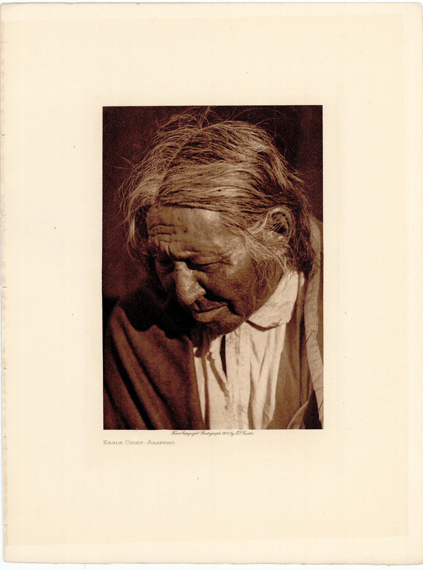 Edward Curtis; Eagle Chief Arapaho