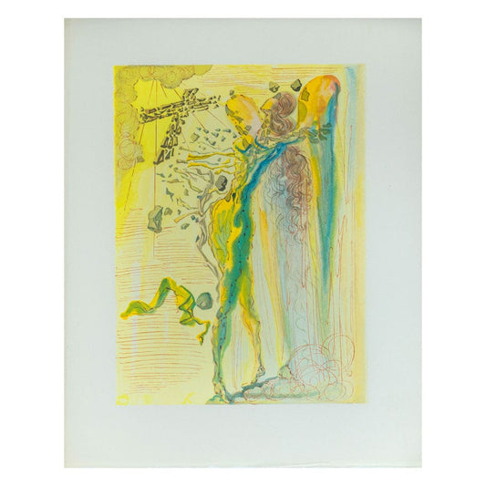 Salvador Dali - The Apparition of Dante’s Great-Great-Grandfather From the Divine Comedy thumb