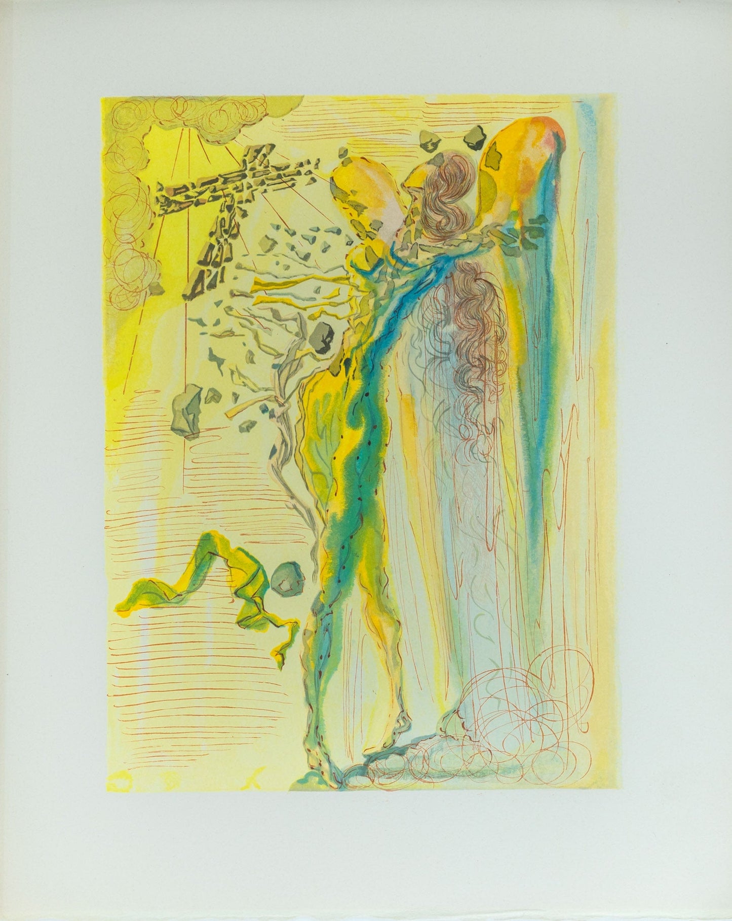 Salvador Dali - The Apparition of Dante’s Great-Great-Grandfather From the Divine Comedy zoom