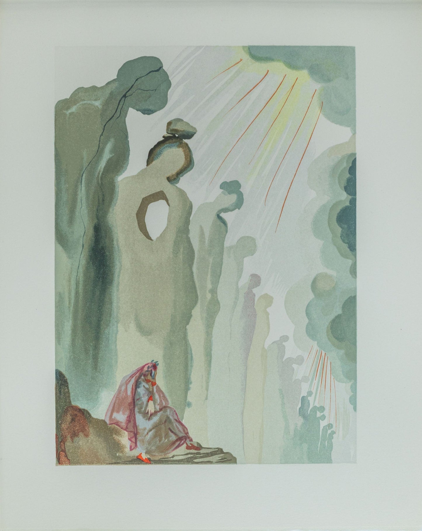 Salvador Dali - The Second Cornice From the Divine Comedy zoom