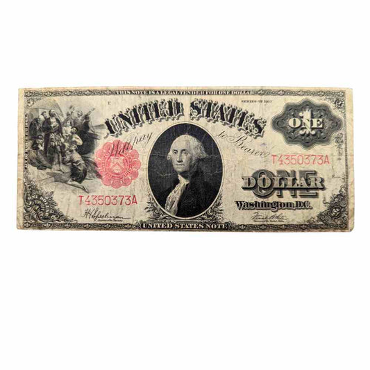 1917 US $1 Dollar Bill Thumbnail