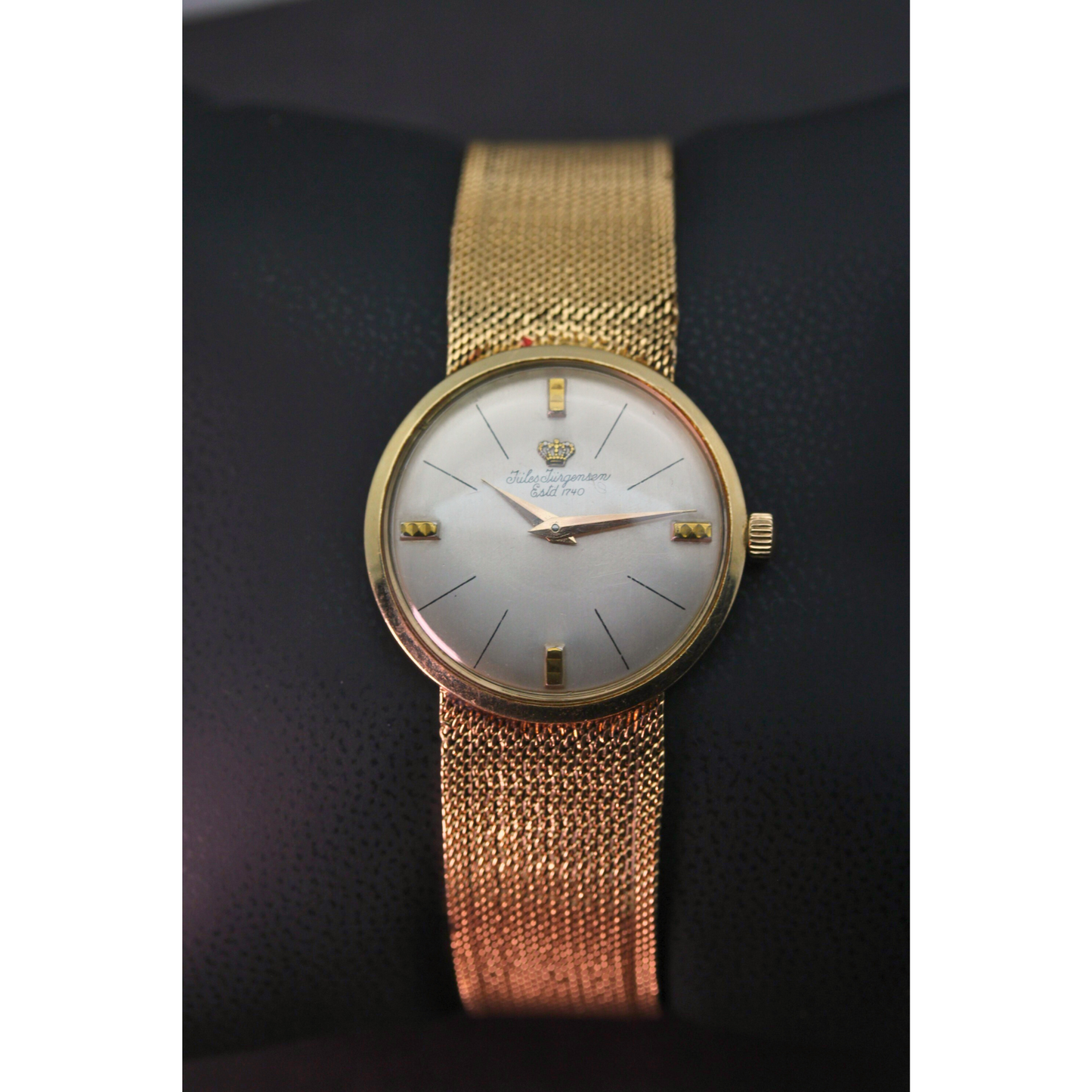 Jules jurgensen women's gold watch sale