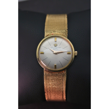 14K Jules Jurgensen 45.6G Handwind Ladies Wristwatch