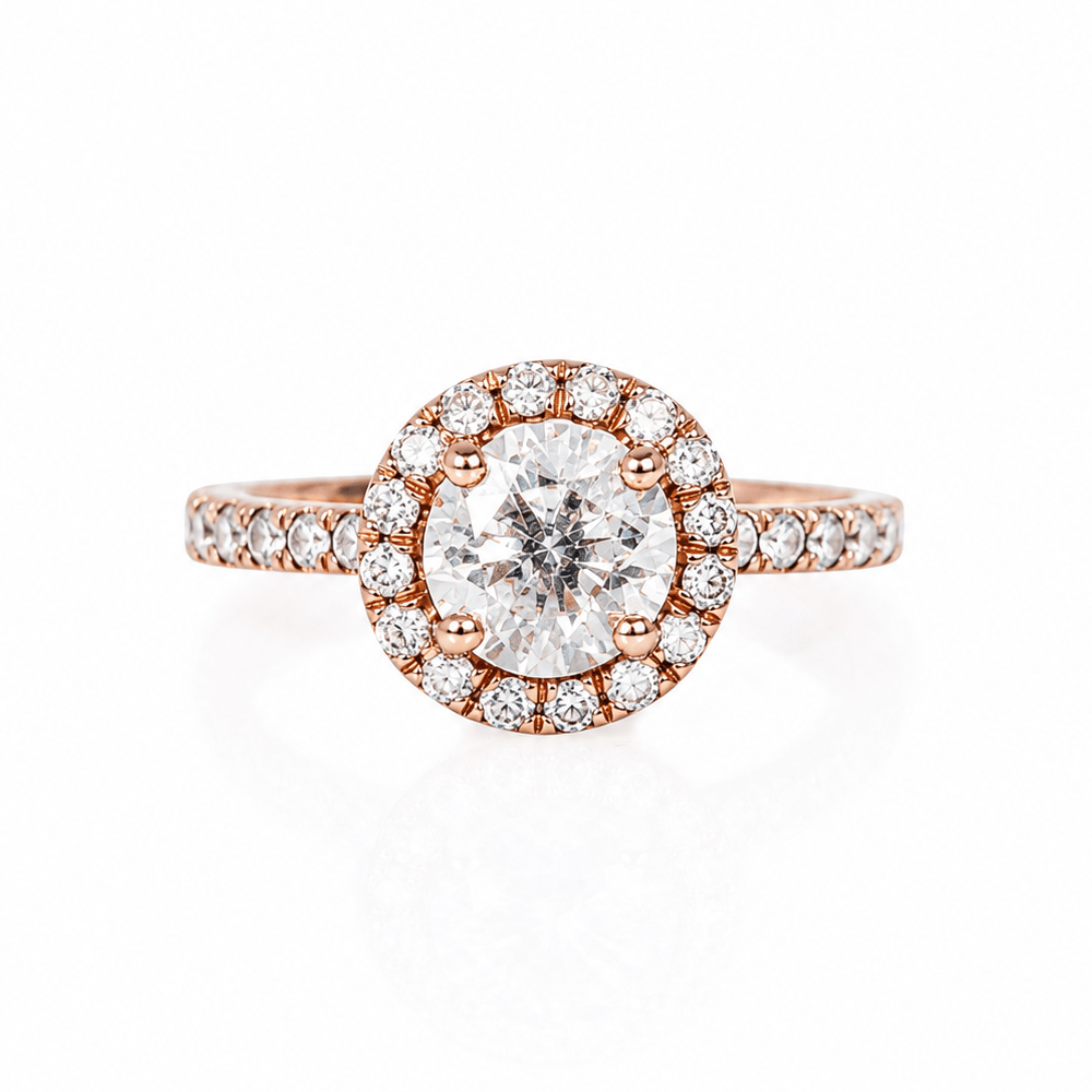 14K Rose Gold Diamond Halo Ring
Gold & Silver Pawn Shop