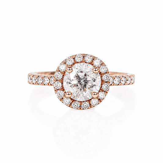 14K Rose Gold Diamond Halo Ring
Gold & Silver Pawn Shop