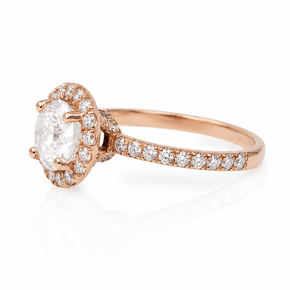 14K Rose Gold Diamond Halo Ring
Gold & Silver Pawn Shop