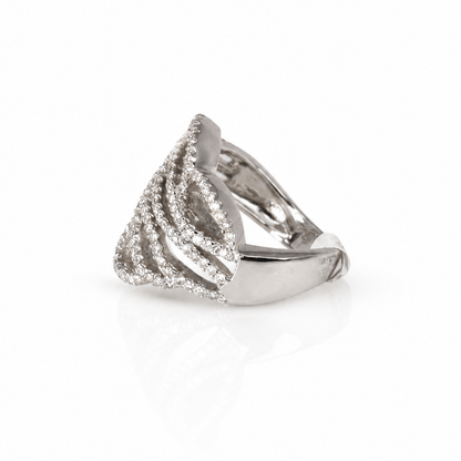 14K White Gold Openwork Diamond Statement Ring
Gold & Silver Pawn Shop