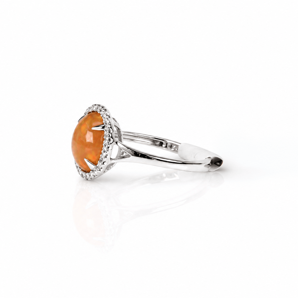 14K White Gold Opal & Diamond Halo Ring
Gold & Silver Pawn Shop