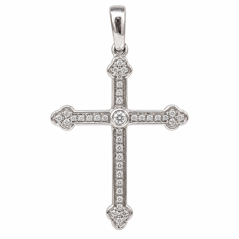 14K White Gold Diamond Cross Pendant – 1.4g
Gold & Silver Pawn Shop