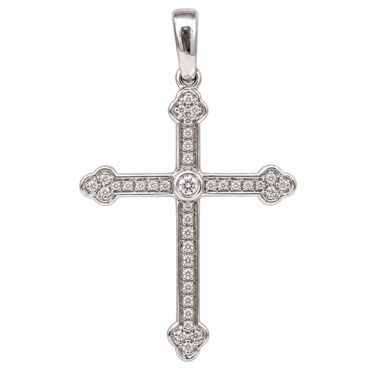 14K White Gold Diamond Cross Pendant – 1.4g
Gold & Silver Pawn Shop