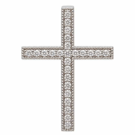 14K White Gold Diamond Milgrain Cross Pendant – 1.7g
Gold & Silver Pawn Shop