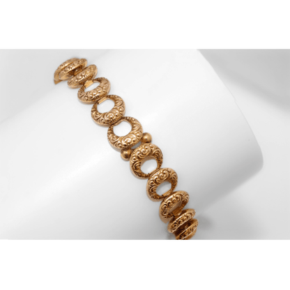 14K Yellow Gold Diamond Bracelet