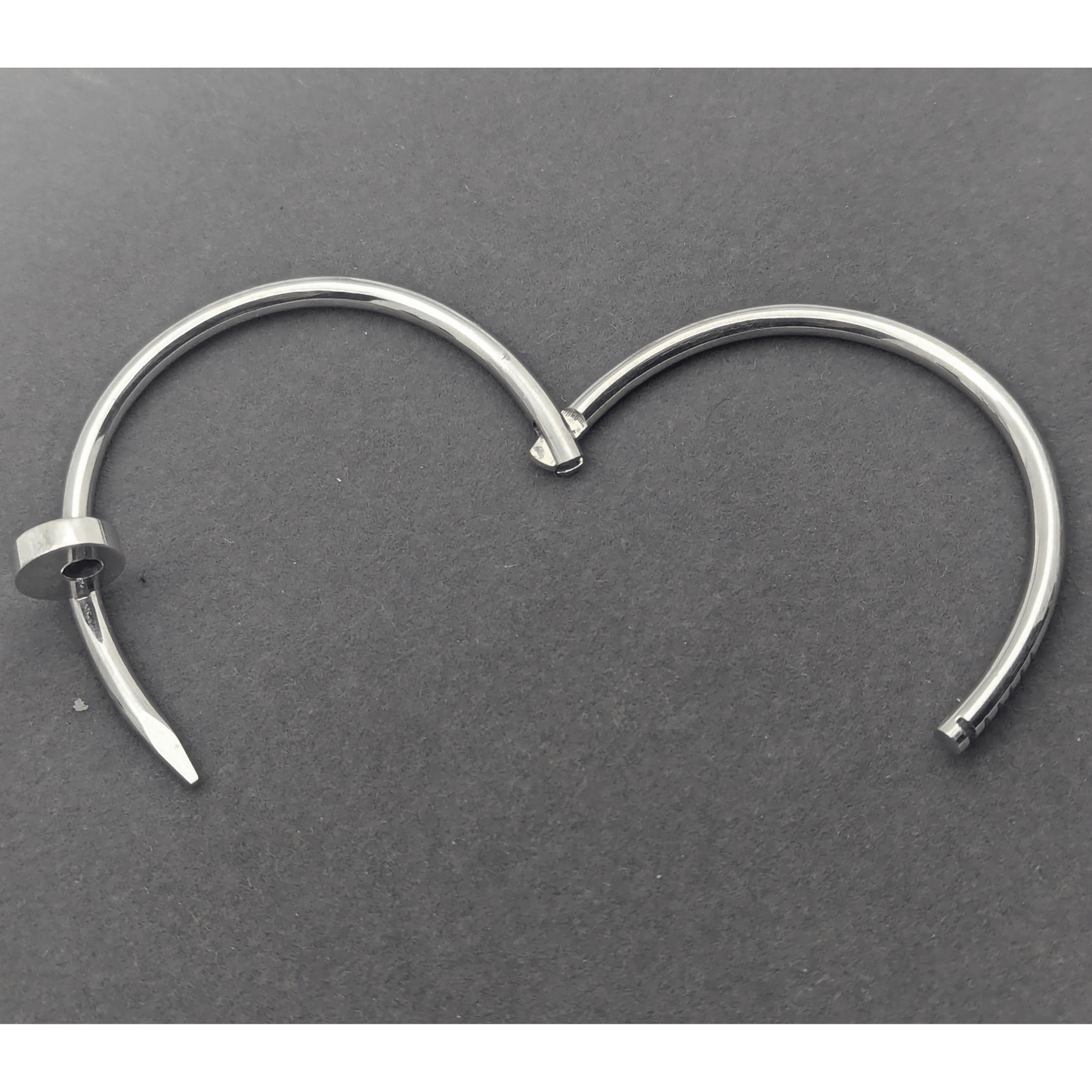 14K White Gold 28.5G Bracelet Open Bracelet