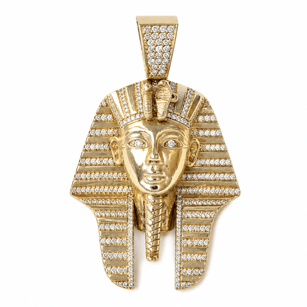 14K Yellow Gold Diamond Pharaoh Head Pendant
Gold & Silver Pawn Shop