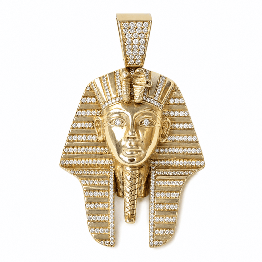 14K Yellow Gold Diamond Pharaoh Head Pendant
Gold & Silver Pawn Shop