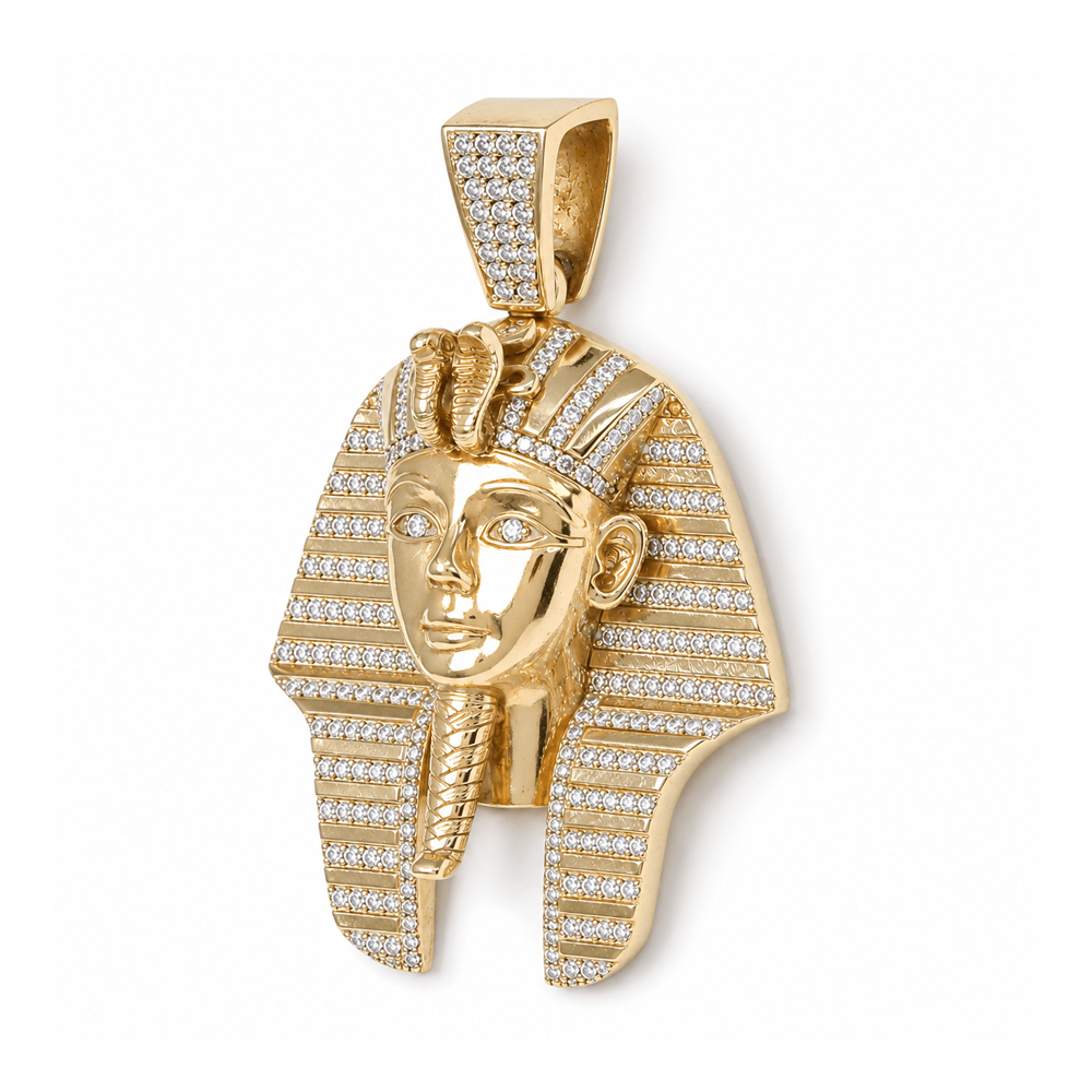 14K Yellow Gold Diamond Pharaoh Head Pendant
Gold & Silver Pawn Shop