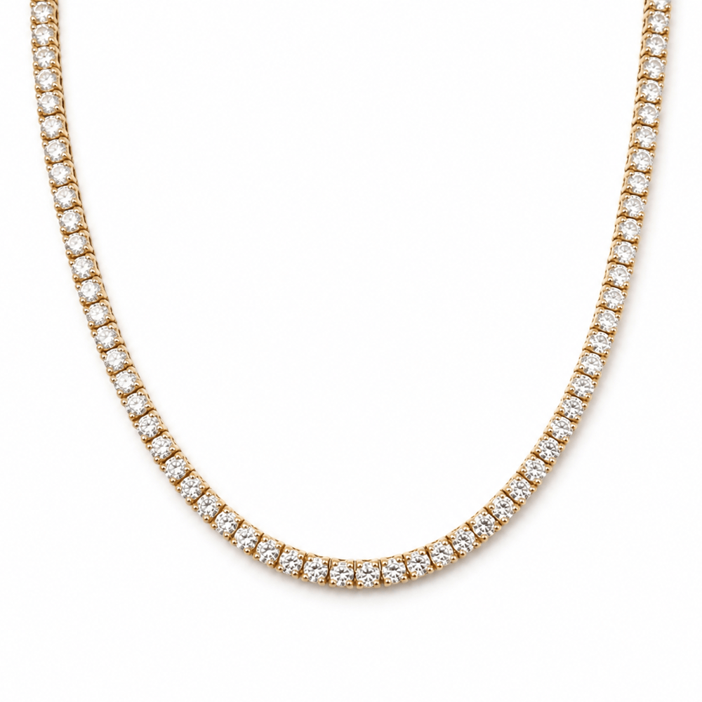 14K Yellow Gold Diamond Tennis Necklace
Gold & Silver Pawn Shop