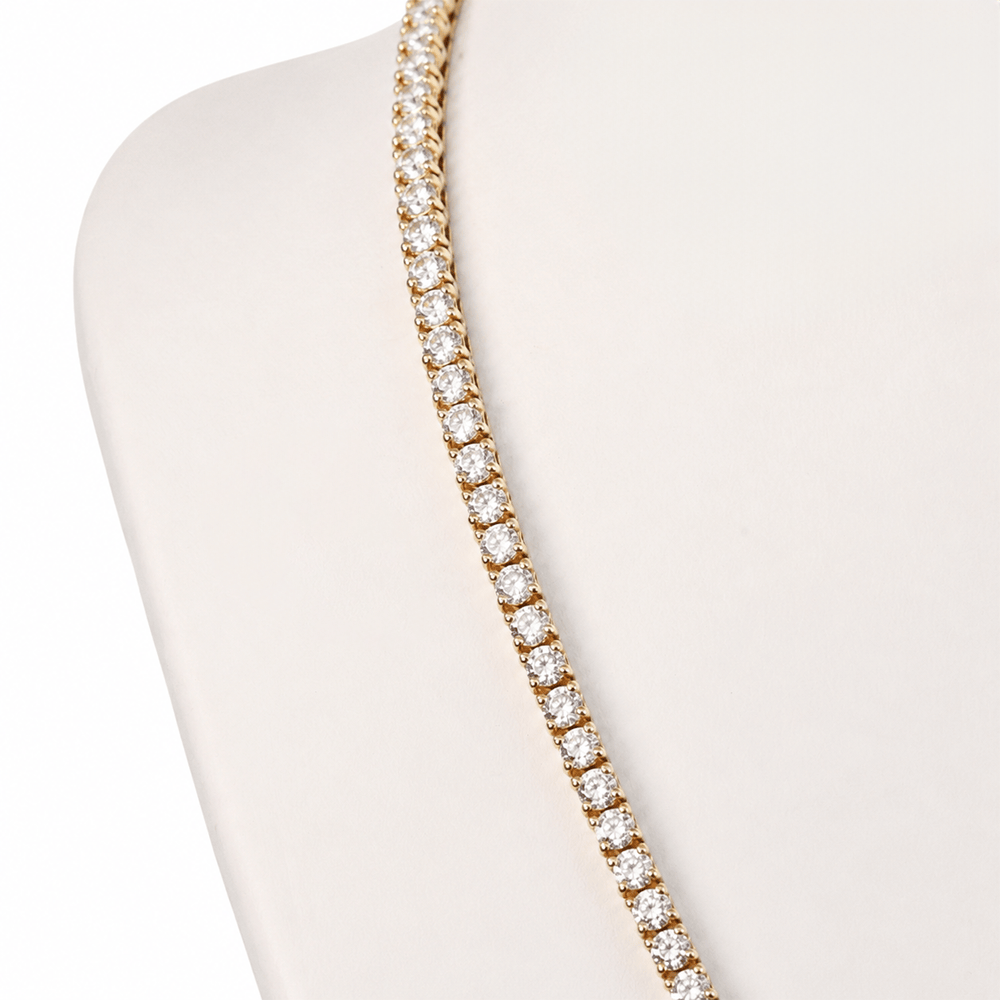 14K Yellow Gold Diamond Tennis Necklace
Gold & Silver Pawn Shop