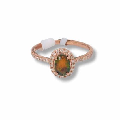 14k Rose Gold Opal Ring Thumbnail