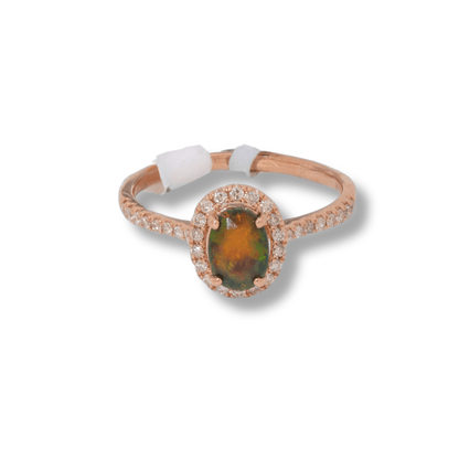 14k Rose Gold Opal Ring