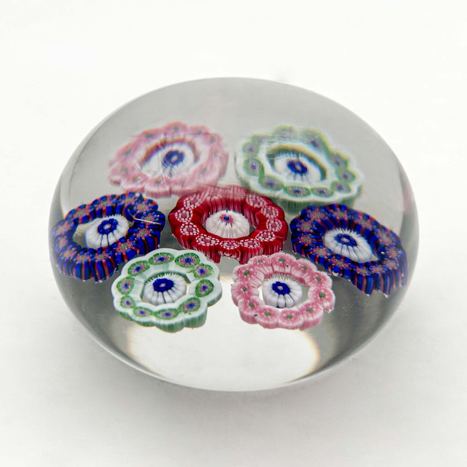 Baccarat Art Dupont Paper Weight Top View