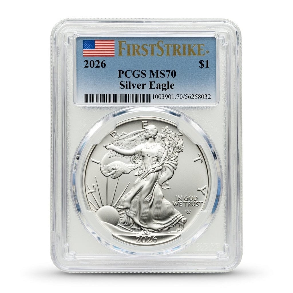 2026 PCGS First Strike MS 70 Silver Eagle $1 Gold & Silver Pawn Shop