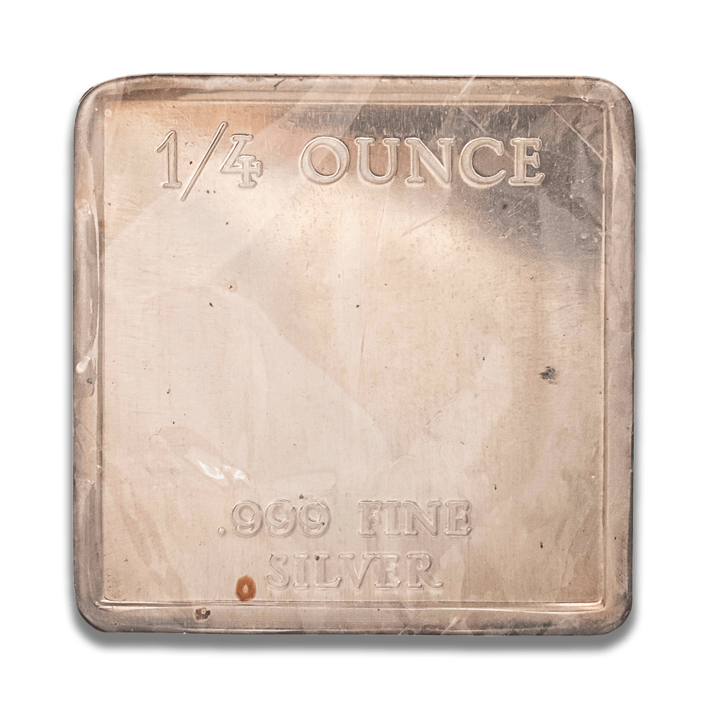 1776–1976 Continental American Minuteman 1/4oz .999 Fine Silver Art Bar
Gold & Silver Pawn Shop