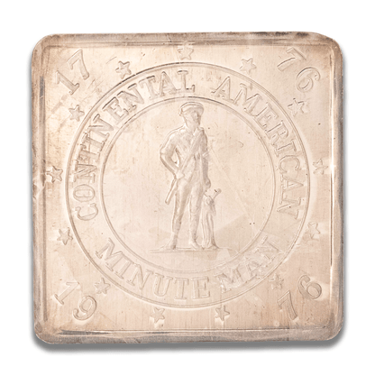 1776–1976 Continental American Minuteman 1/4oz .999 Fine Silver Art Bar
Gold & Silver Pawn Shop