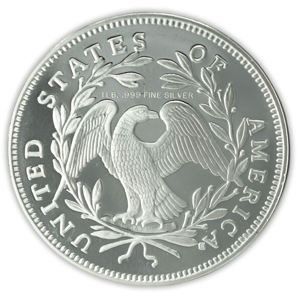 1794 Flowing Hair Commemorative One Troy Pound Silver Gold & Silver Pawn Shop