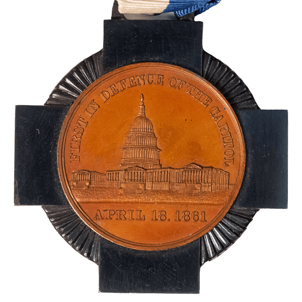 1861 Pennsylvania 1st Defenders Medal of Honor Gold & Silver Pawn Shop